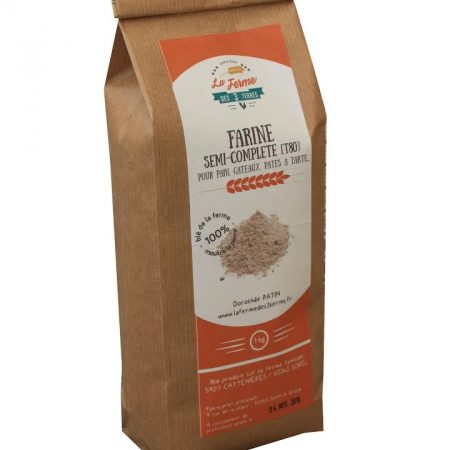 farine semi complète pour pain pâtes ferme
