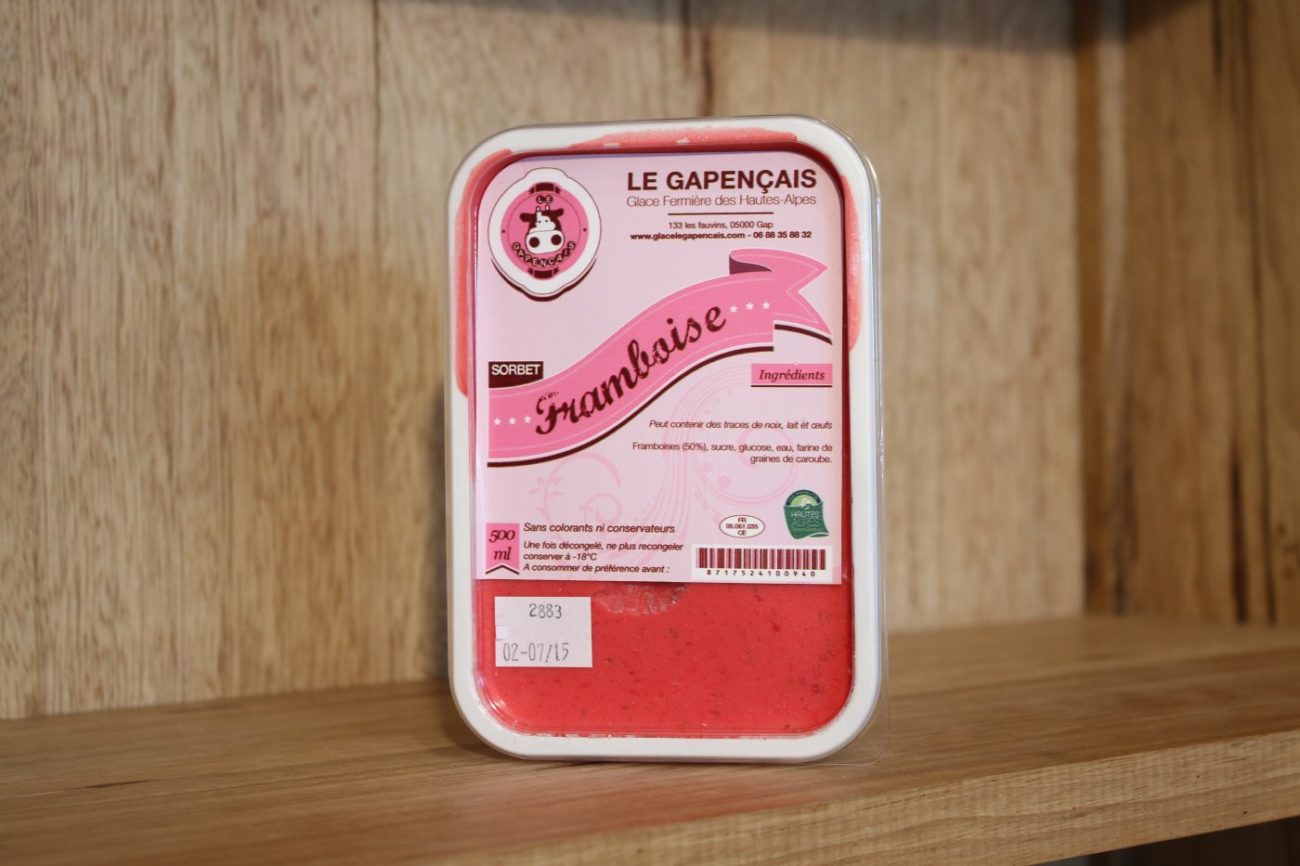 glace framboise