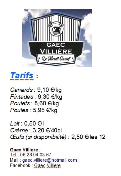 Gaec Villiere
